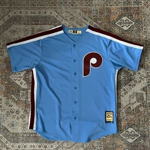 Majestic Philadelphia Phillies Powder Blue Bryce Harper Jersey, Men’s Large